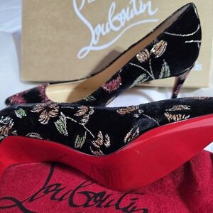 COPY - Louboutin Kate Velvet Ronsard 36.5